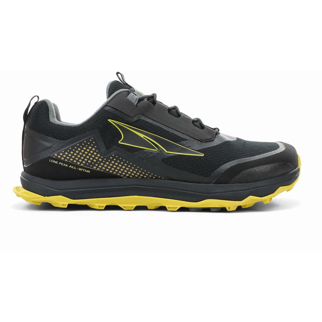 Altra Trailrunning Schuhe Herren - Lone Peak All-wthr Low - Schwarz/Gelb 487DRJWSX